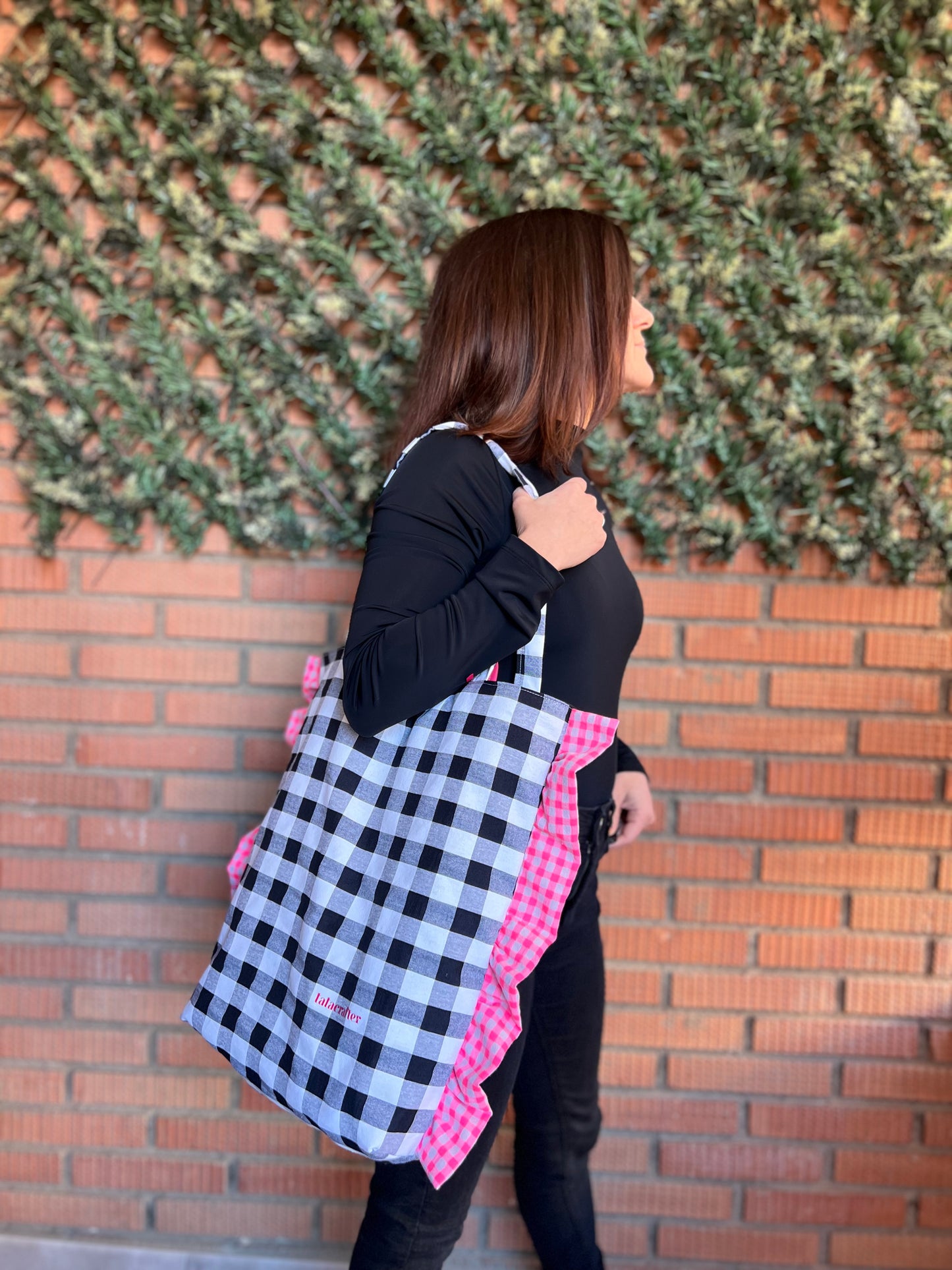 Tote Sindy Black flúor (por encargo)