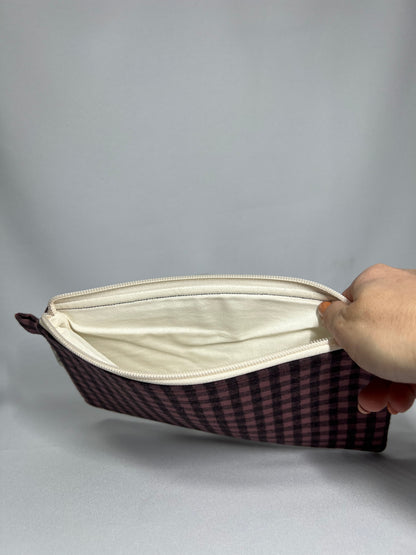Estuche plano vichy