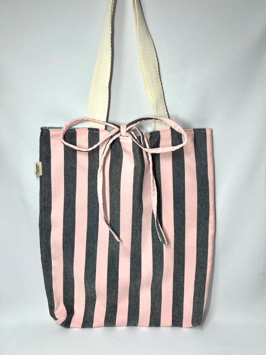 Totebag REVERSIBLE rayas