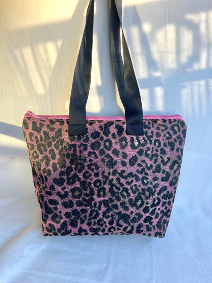 BOLSO LEOPARDO ROSA
