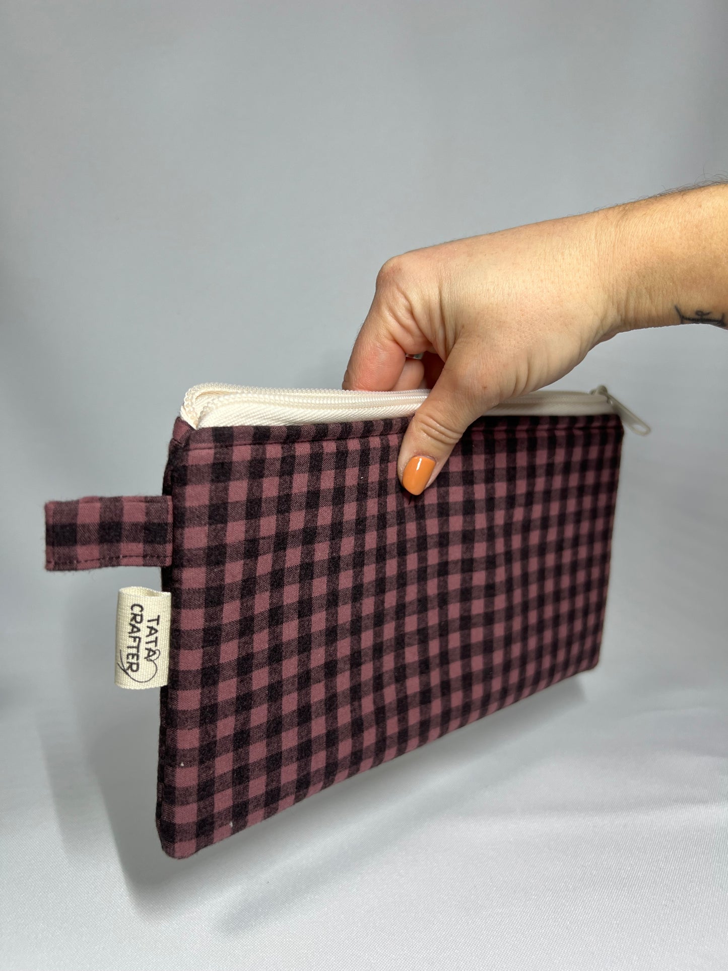 Estuche plano vichy