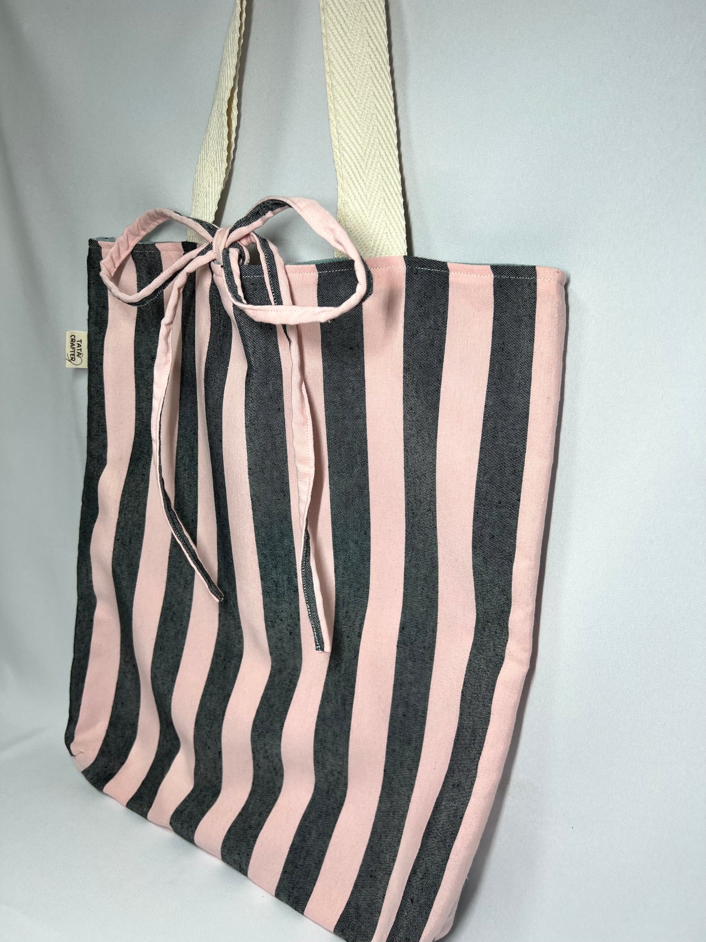 Totebag REVERSIBLE rayas