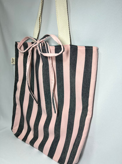 Totebag REVERSIBLE rayas