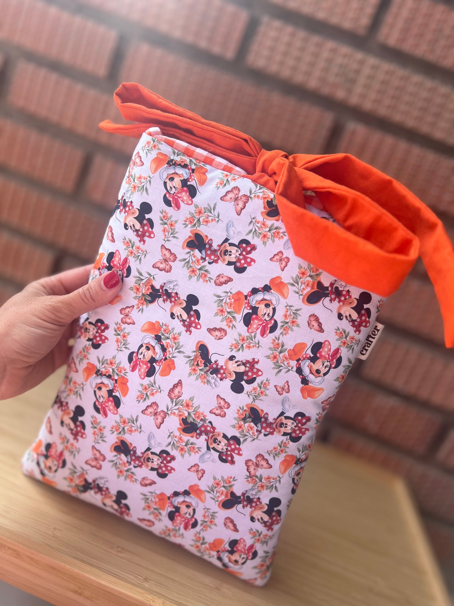 Funda libro P Minnie Mouse reversible