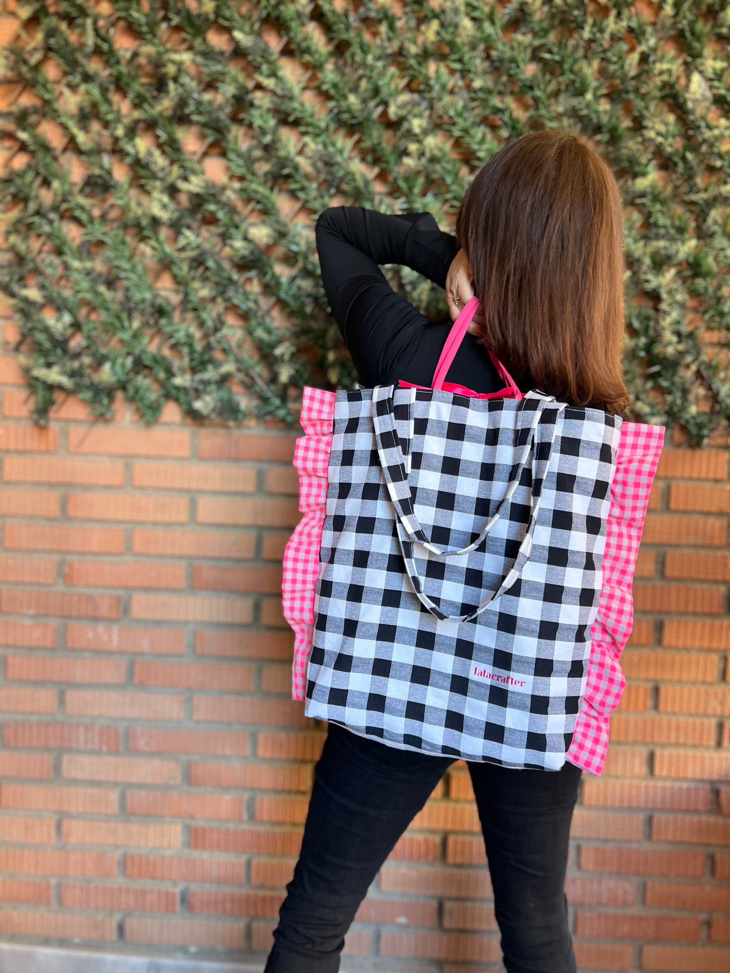 Tote Sindy Black flúor (por encargo)