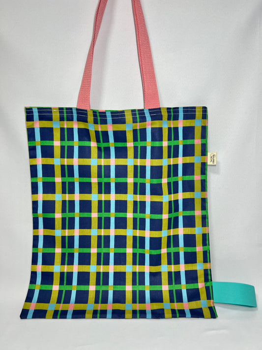 Totebag cuadrícula