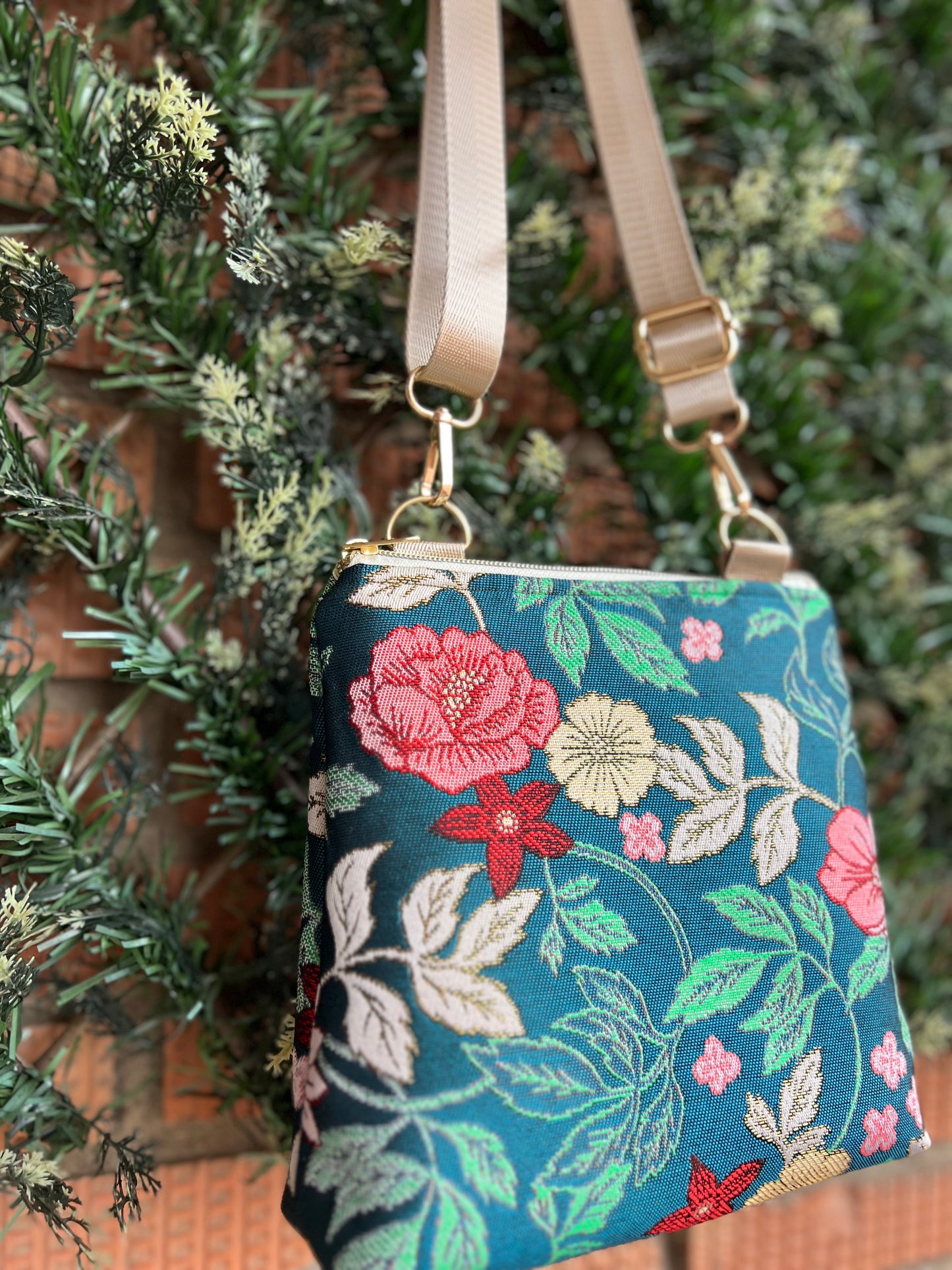 BOLSO JACQUARD VERDE