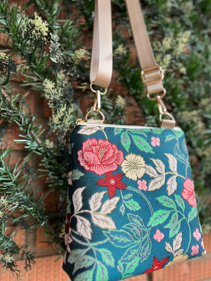 BOLSO JACQUARD VERDE