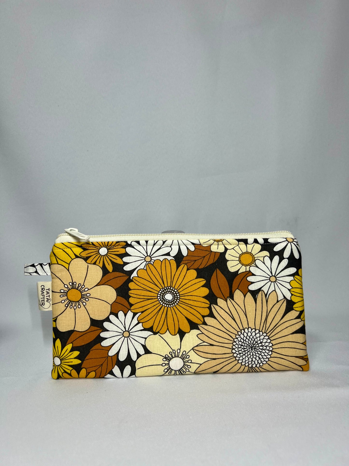 Estuche plano margaritas