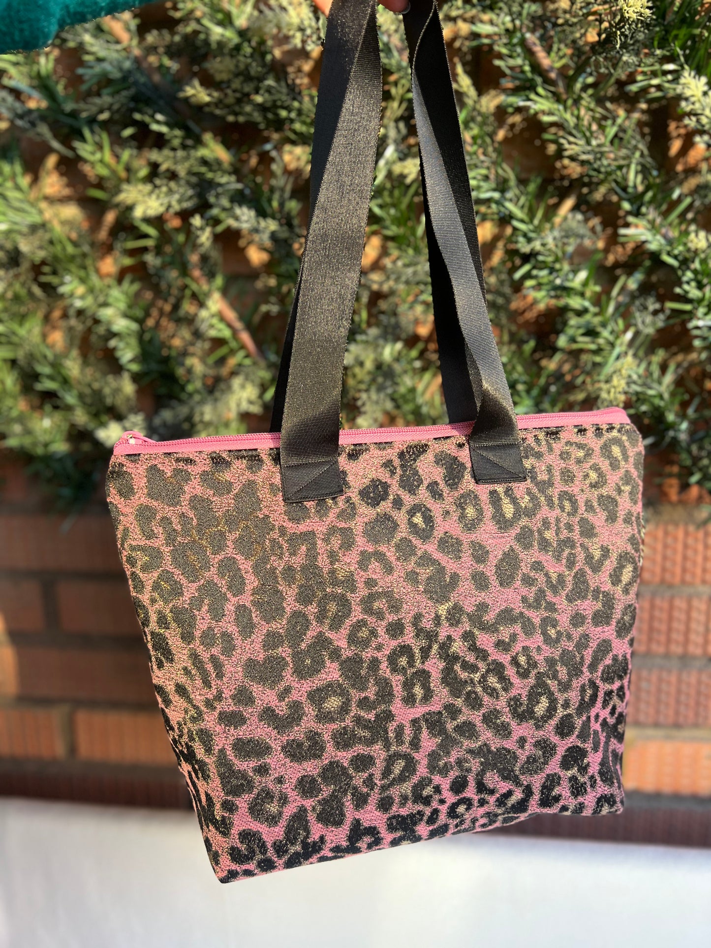 BOLSO LEOPARDO ROSA