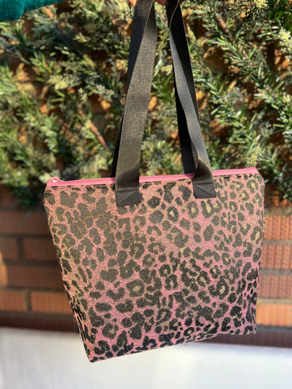 BOLSO LEOPARDO ROSA