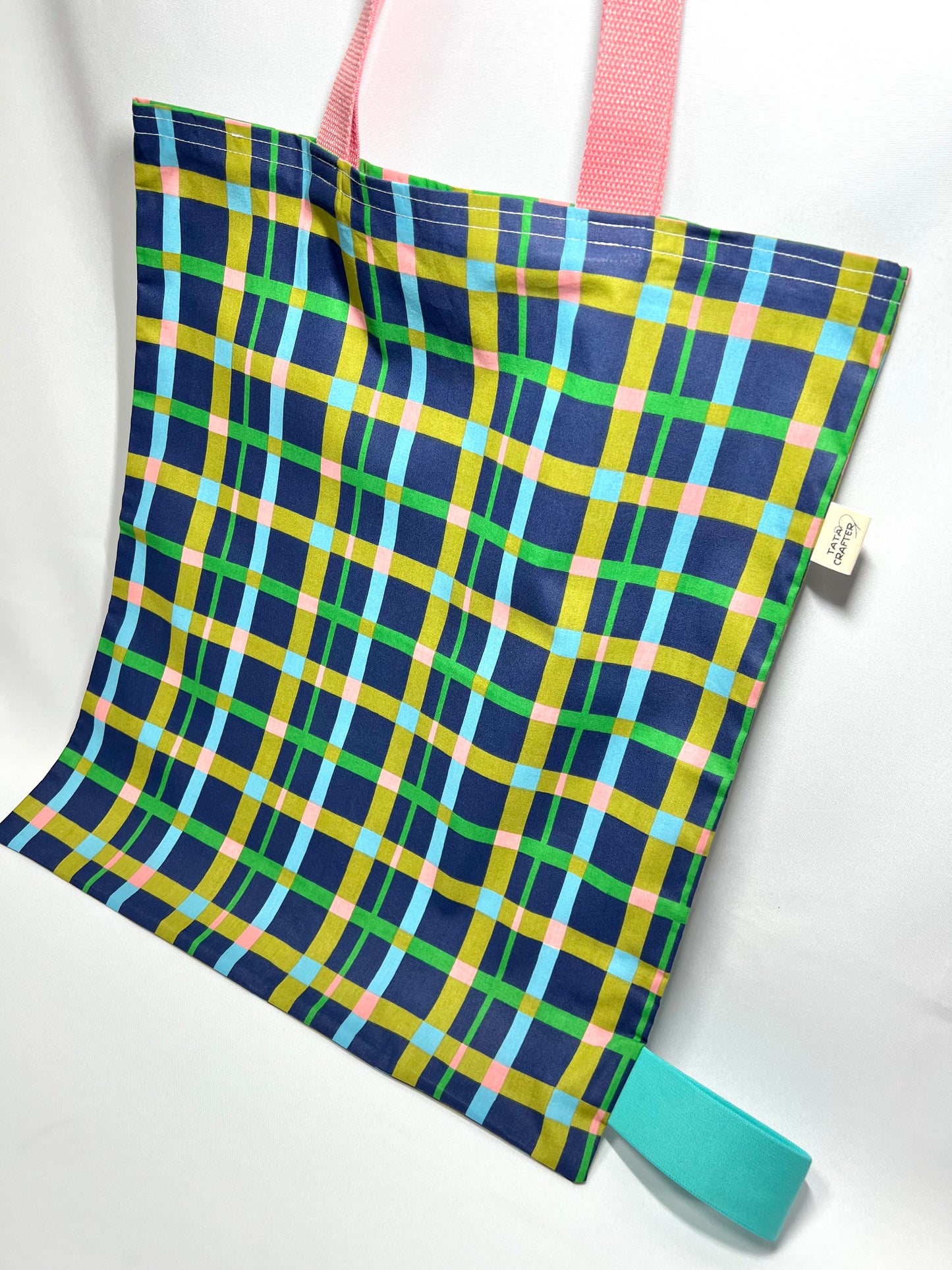 Totebag cuadrícula